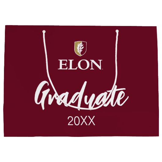 Elon | Abschluss 20XX Große Geschenktüte (Rückseite)
