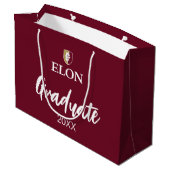 Elon | Abschluss 20XX Große Geschenktüte (Rückseite Schrägansicht)