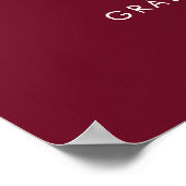 Elon | Abschluss 20XX Poster (Ecke)