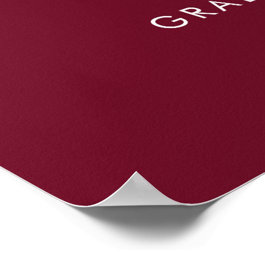 Elon | Abschluss 20XX Poster (Ecke)