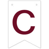 Elon | Abschluss 20XX Wimpelkette (Zweite Fahne)