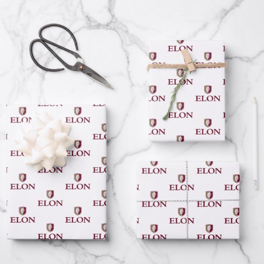 Elon Abschluss Geschenkpapier Set (Vorderseite)