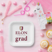 Elon Abschluss Pappteller (Party)