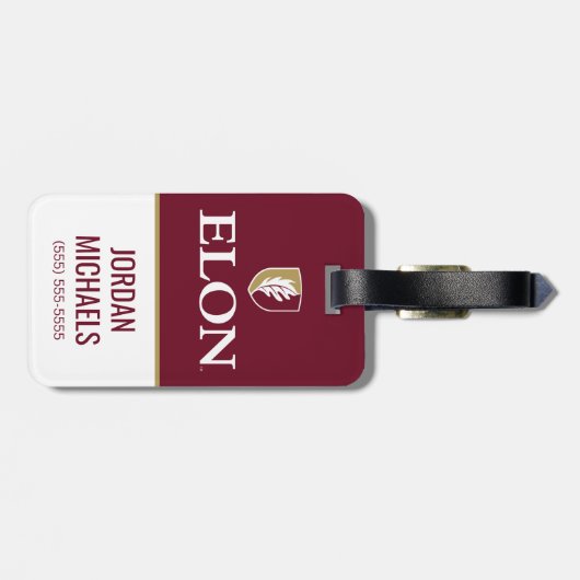 Elon Gepäckanhänger (Rückseite horizontal)