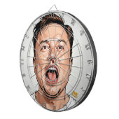 Elon Musk Dartboard - Take Your Best Shot! Dartscheibe (Vorderseite rechts)