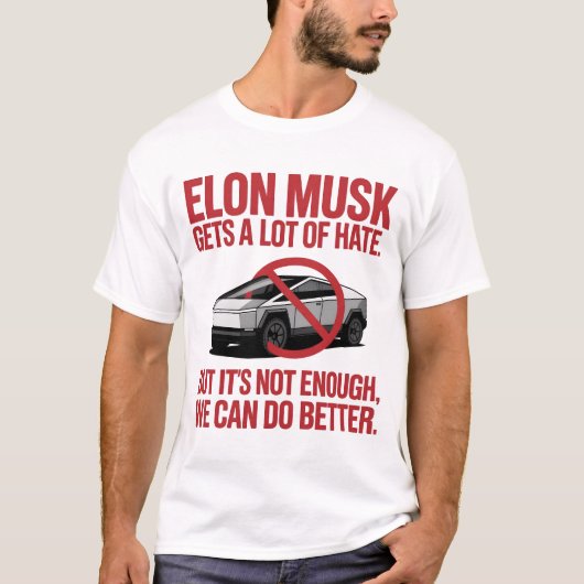 Elon Musk hasst viel T-Shirt (Vorderseite)