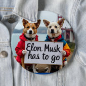 Elon Musk muss Button gehen (Beispiel)