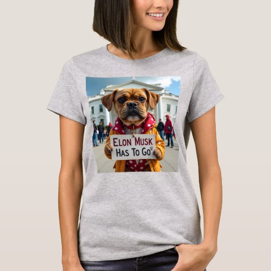 Elon Musk muss politisch vorgehen T-Shirt (Vorderseite)