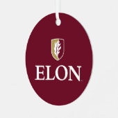 Elon Ornament Aus Metall (Vorderseite links)