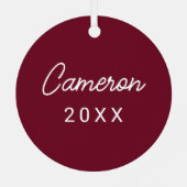 Elon Ornament Aus Metall (Rückseite)