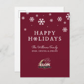 Elon Phoenix Feiertagspostkarte (Vorne/Hinten)