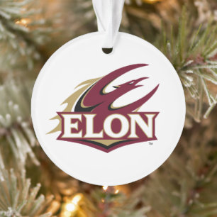 Elon Phoenix Logo 2 Ornament