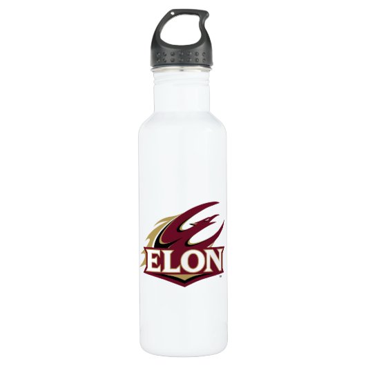 Elon Phoenix-Logo Edelstahlflasche (Vorderseite)