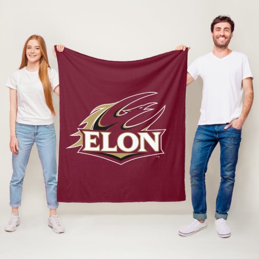 Elon Phoenix-Logo Fleecedecke (Beispiel)