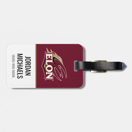 Elon Phoenix-Logo Gepäckanhänger (Rückseite horizontal)