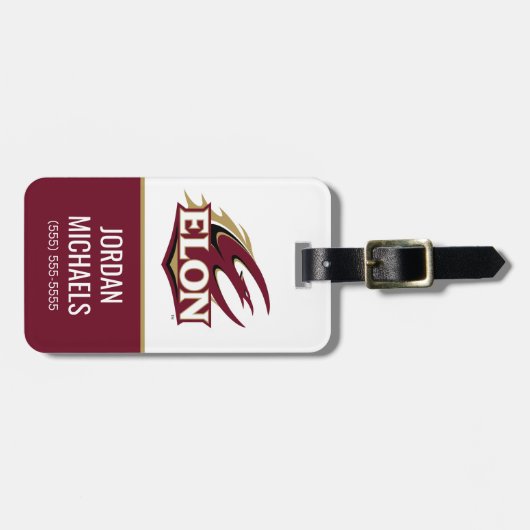 Elon Phoenix-Logo Gepäckanhänger (Vorderseite horizontal)