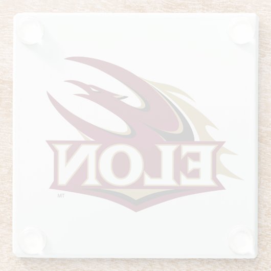 Elon Phoenix-Logo Glasuntersetzer (Rückseite)