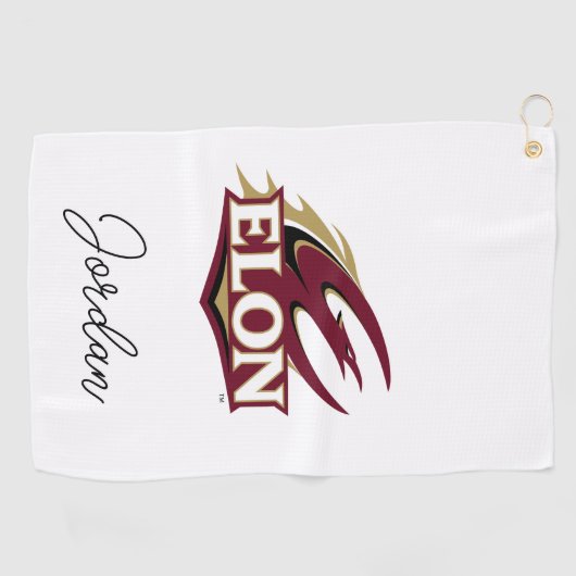 Elon Phoenix-Logo Golfhandtuch (Horizontal)