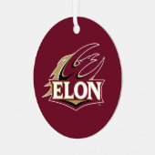 Elon Phoenix-Logo Ornament Aus Metall (Vorderseite links)