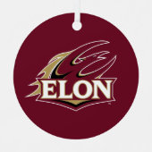 Elon Phoenix-Logo Ornament Aus Metall (Vorderseite)