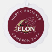Elon Phoenix-Logo Ornament Karte (Rückseite)