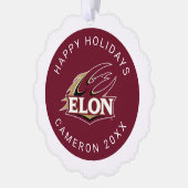 Elon Phoenix-Logo Ornament Karte (Links)