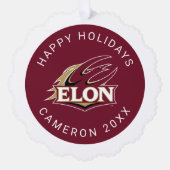 Elon Phoenix-Logo Ornament Karte (Vorderseite)