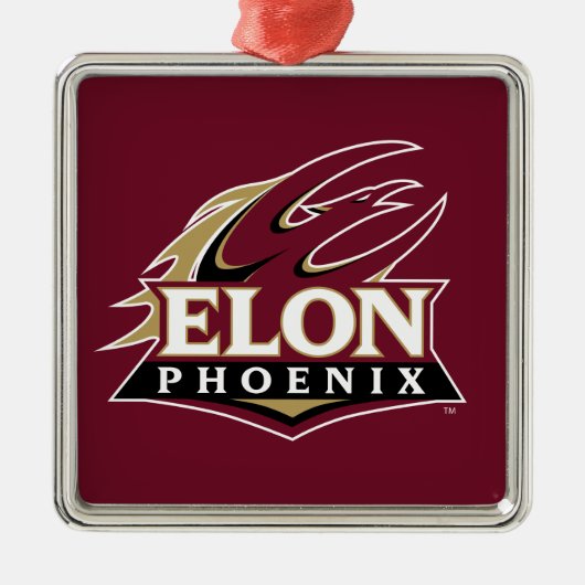 Elon Phoenix Ornament Aus Metall (Vorne)
