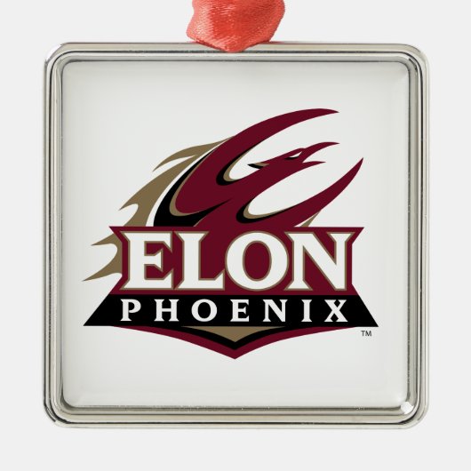Elon Phoenix Ornament Aus Metall (Vorne)