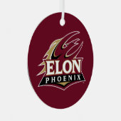 Elon Phoenix Ornament Aus Metall (Vorderseite Rechts)