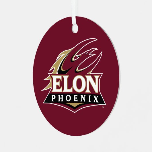 Elon Phoenix Ornament Aus Metall (Vorderseite links)