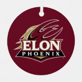 Elon Phoenix Ornament Aus Metall (Vorderseite)