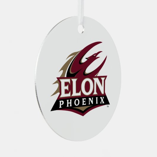 Elon Phoenix Ornament Aus Metall (Vorderseite Rechts)