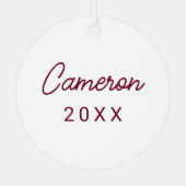 Elon Phoenix Ornament Aus Metall (Rückseite)