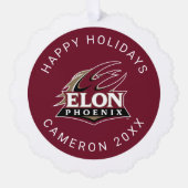 Elon Phoenix Ornament Karte (Vorderseite)
