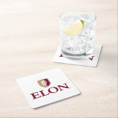 Elon Rechteckiger Pappuntersetzer (Vor Ort)