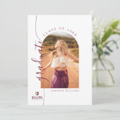 Elon University Abschluss Ankündigung (Stehend Vorderseite)