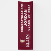 Elon University Abschluss Banner (Vertikal)