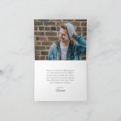 Elon University Abschluss Dankeskarte (Innenseite)