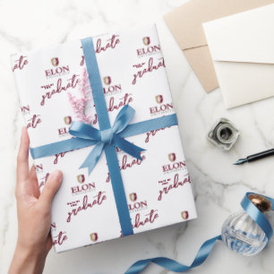 Elon University Abschluss Geschenkpapier