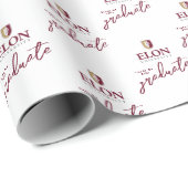 Elon University Abschluss Geschenkpapier (Rolleneckpunkt)