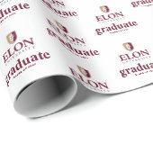 Elon University Abschluss Geschenkpapier (Rolleneckpunkt)