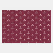 Elon University Abschluss Geschenkpapier Set (Vorderseite 3)