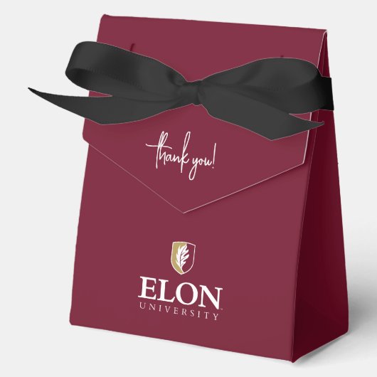 Elon University Abschluss Geschenkschachtel (Vorderseite)