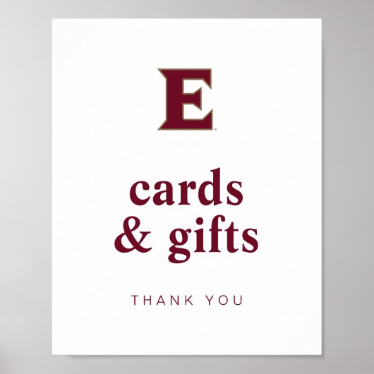 Elon University Abschluss Poster (Vorne)