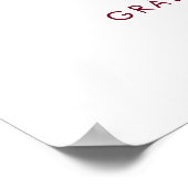 Elon University Abschluss Poster (Ecke)