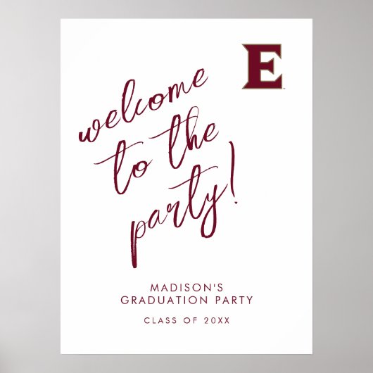 Elon University Abschluss Poster (Vorne)