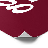 Elon University Abschluss Poster (Ecke)