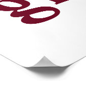 Elon University Abschluss Poster (Ecke)