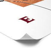 Elon University Abschluss Poster (Ecke)